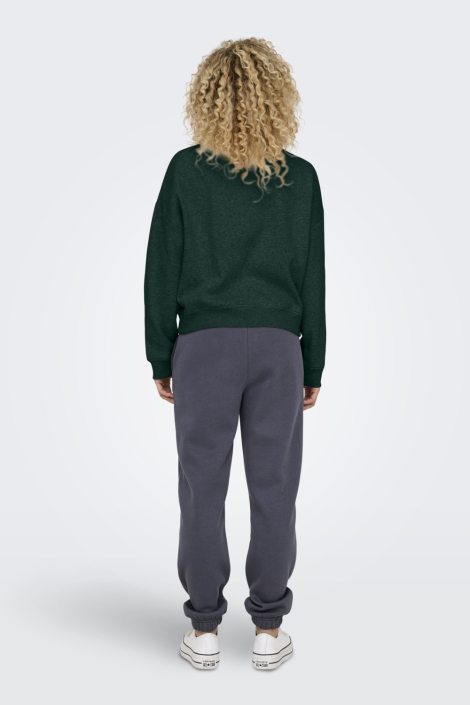 Only onlsweat life l/s crew o.size state